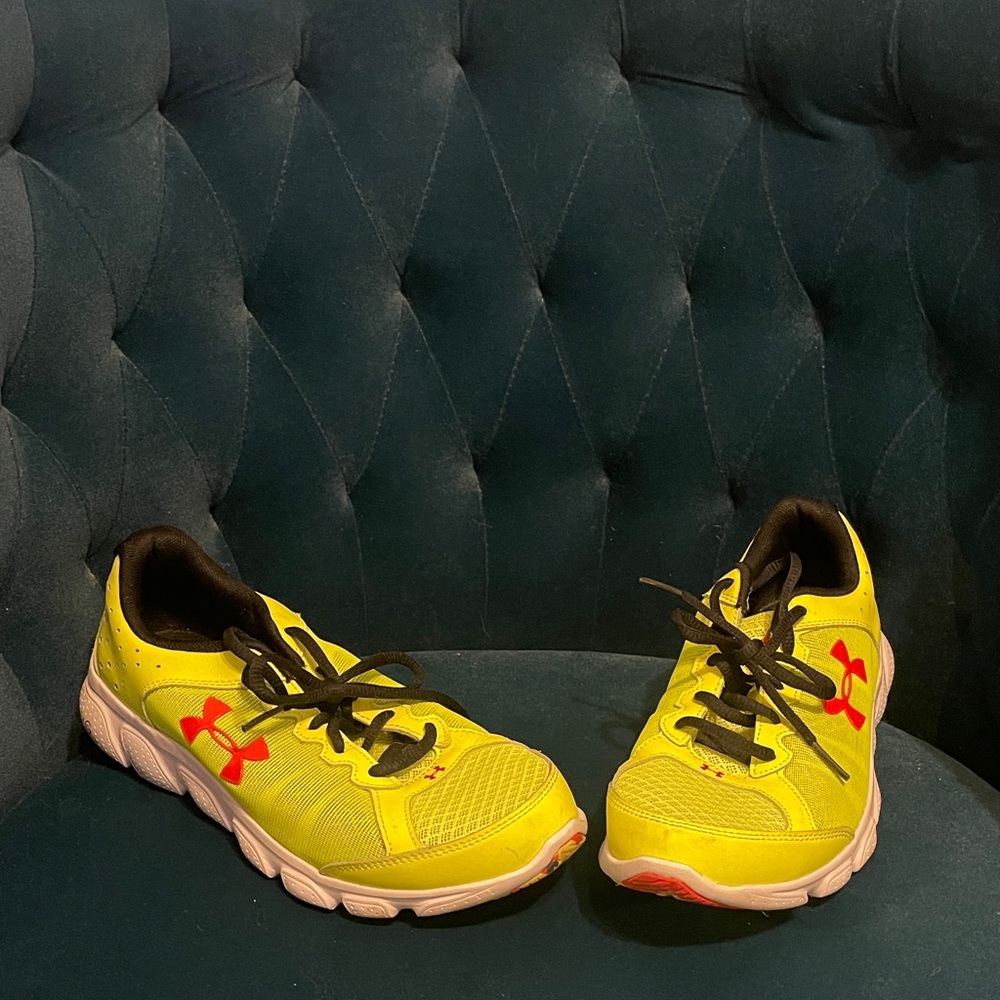 Under Armour Neon Yellow Athletic Shoes